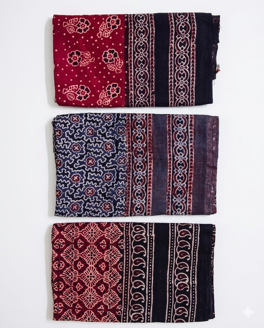Stole Natural Dye (Pack of 03) (ND004)