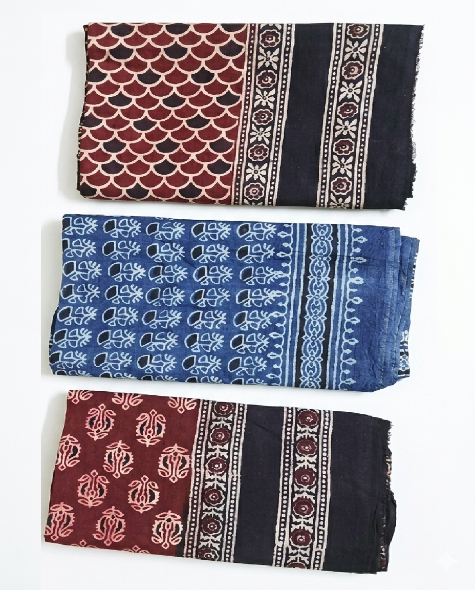 Stole Natural Dye (Pack of 03) (ND003)