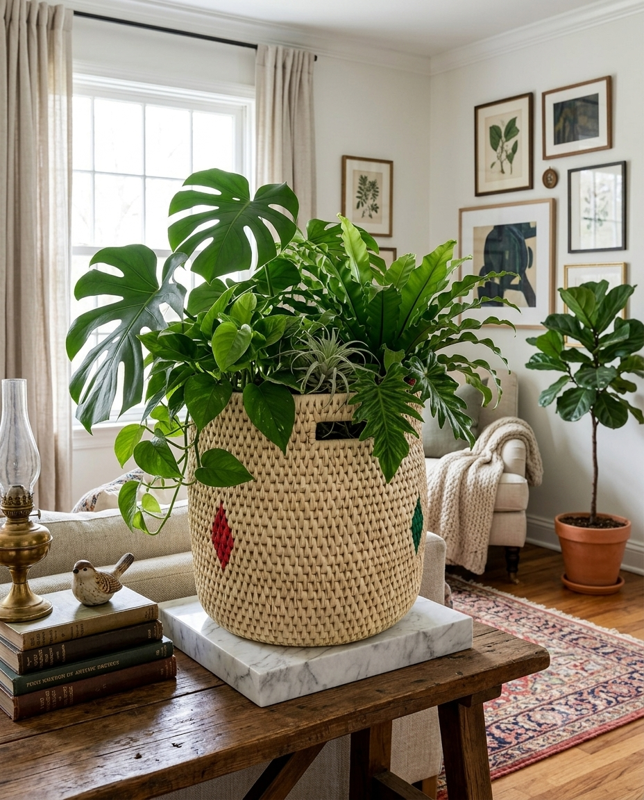 Date Leaf Versatile Planter & Baby Laundry Storage (PL005)