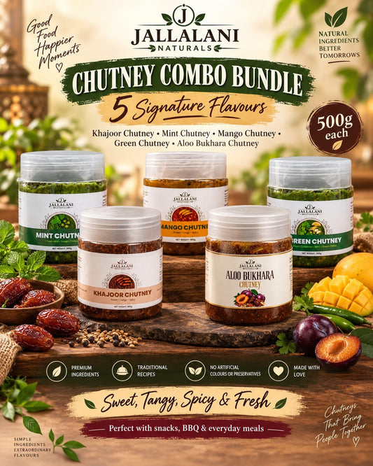 5-Jar Signature Chutney Gift Collection – Homemade Pakistani Flavours