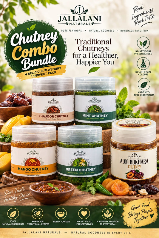 5-Jar Signature Chutney Gift Collection – Homemade Pakistani Flavours