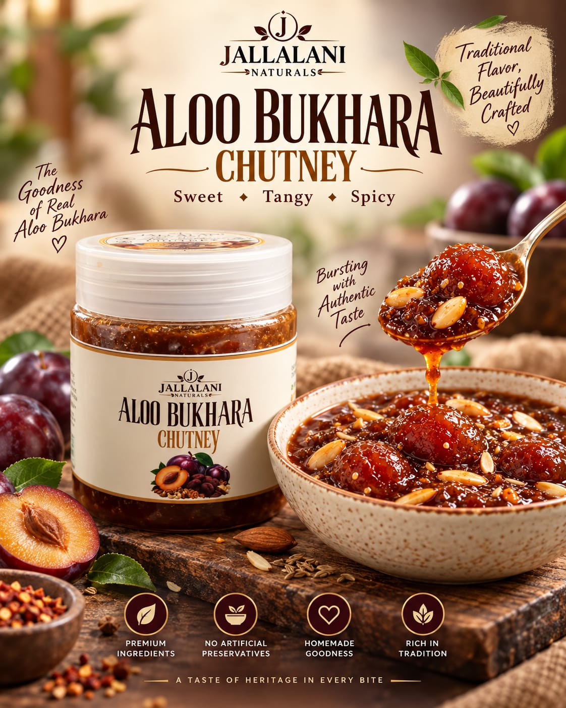 Aloo Bukhara Chutney (500g)